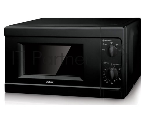 Микроволновая печь BBK 20MWS-709M/B черный, 20 л, 700 Вт, поворотный механизм