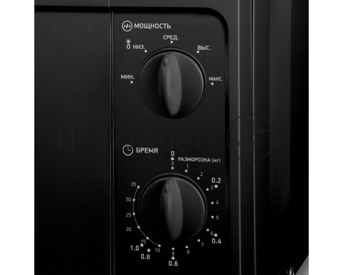Микроволновая печь BBK 20MWS-709M/B черный, 20 л, 700 Вт, поворотный механизм