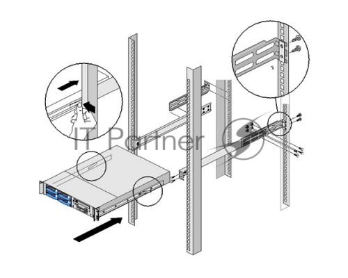 Рельсы SLIDE RAIL,24