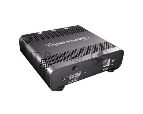 Коммутатор видеосигнала Matrox T2G-DP-MIF TripleHead2Go TripleHead2Go DP Edition, enables you to attach three displays to your computer (cable for PC and Mac included)