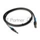 Кабель LSI CBL-SFF8644-8088-20M  (LSI00337) длина 2м,наконечники: SFF8644(контроллер)-SFF8088(внеш.устройство)