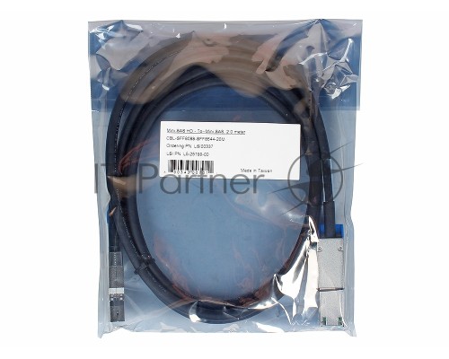 Кабель LSI CBL-SFF8644-8088-20M  (LSI00337) длина 2м,наконечники: SFF8644(контроллер)-SFF8088(внеш.устройство)