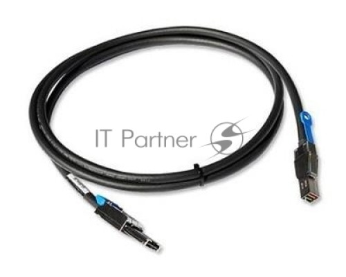 Кабель LSI CBL-SFF8644-8088-20M  (LSI00337) длина 2м,наконечники: SFF8644(контроллер)-SFF8088(внеш.устройство)