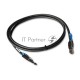 Кабель LSI CBL-SFF8644-8088-20M  (LSI00337) длина 2м,наконечники: SFF8644(контроллер)-SFF8088(внеш.устройство)