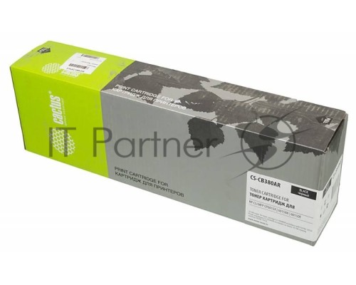 Картридж лазерный Cactus CS-CB380AR черный для CLJ MFP CP6015X/6015XH/6015DE (16500стр.)