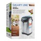 Термопот Galaxy Line GL 0604, серебристый с черным, 900 Вт, 3,8 л