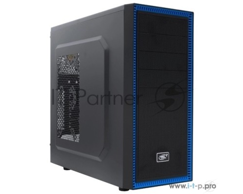Корпус Deepcool TESSERACT BF (one black fan) без БП, черный, ATX