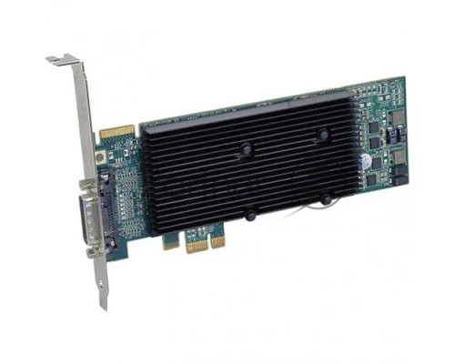 Видеокарта Matrox M9120 Plus LP ,  512MB, DDR2, Low Profile, LFH-60 to 2xDVI-I, 2xDVI-VGA adapters, Max Digital Res.per Output 1920x1200,Max Analog Res. per Output 2048x1536 PCI-Ex1, (1920x1200 with quad analog upgrade cable -ОПЦИЯ) RTL (M9120-E512LAU1F)