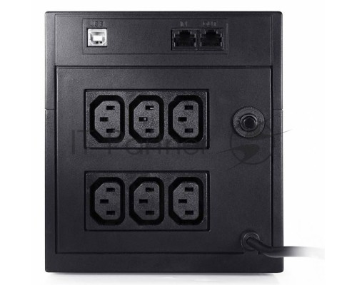 Источник бесперебойного питания Powercom Raptor RPT-2000AP 1200Вт 2000ВА черный