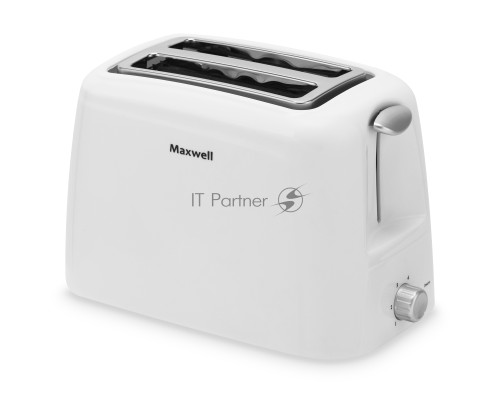 Тостер Maxwell MW-1504 W, белый 750 Вт,пластиковый корпус.
