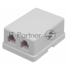 Модуль TWT (TWT-SA2-WH) Настенная коробка 2 порт. для Keystone