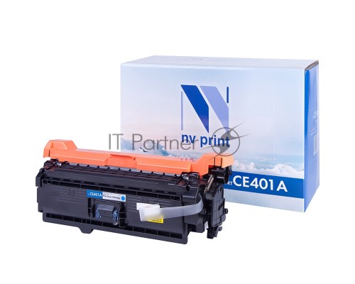 Картридж NV Print совместимый HP CE401A  Cyan для CLJ Color M551 (6000k)