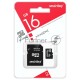 Карта памяти MicroSDHC (Transflash) 16Gb Smart Buy (Class 10)+SDадаптер