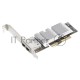 Сетевая карта PEB-10G/57840-2T 10GbE Network Adapter, Dual Port (RJ-45), BCM 57840S, PCI-E Gen3 x8, PXE boot, iSCSI boot