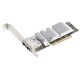 Сетевая карта PEB-10G/57840-2T 10GbE Network Adapter, Dual Port (RJ-45), BCM 57840S, PCI-E Gen3 x8, PXE boot, iSCSI boot
