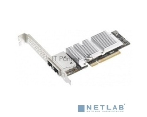 Сетевая карта PEB-10G/57840-2T 10GbE Network Adapter, Dual Port (RJ-45), BCM 57840S, PCI-E Gen3 x8, PXE boot, iSCSI boot
