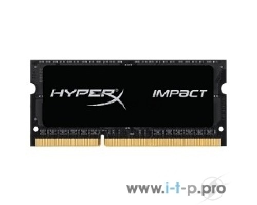 Модуль памяти Kingston SO-DIMM DDR3 8GB HX318LS11IB/8 {PC3-15000, 1800MHz, 1.35V, HyperX Impact Black Series}
