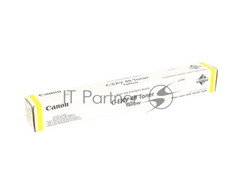 Картридж лазерный Canon C-EXV49Y (8527B002) желтый (19 000 стр.) для iR-ADV C33xx