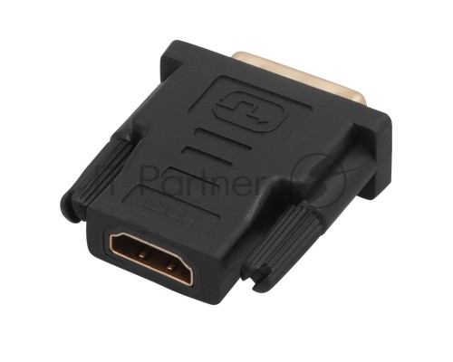 Переходник Rexant (17-6811) ПЕРЕХОДНИК  шт.DVI - гн.HDMI  GOLD