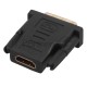 Переходник Rexant (17-6811) ПЕРЕХОДНИК  шт.DVI - гн.HDMI  GOLD