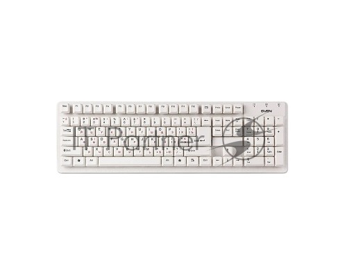 Клавиатура SVEN Standard 301 USB белая