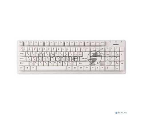 Клавиатура SVEN Standard 301 USB белая