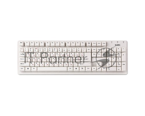 Клавиатура SVEN Standard 301 USB белая