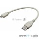 Кабель REXANT (18-1162) Шнур  micro USB (male) - USB-A (male)  0.2M