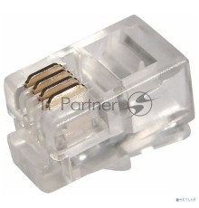 Разъем телефонный Rexant (05-1001) UTP, RJ-9 (4P4C), CAT 3 (100 шт)