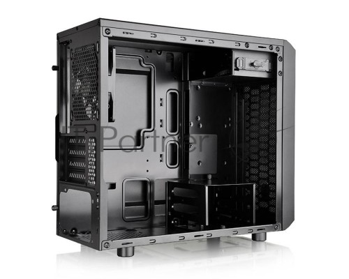 Корпус Thermaltake  Versa H15 черный без БП mATX 4x120mm 1xUSB2.0 1xUSB3.0 audio bott PSU