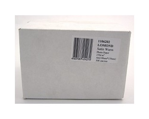 [Бумага] LOMOND 1106202 Фотобумага односторонняя теплый сатин 10х15, 270г/м2, 500 листов