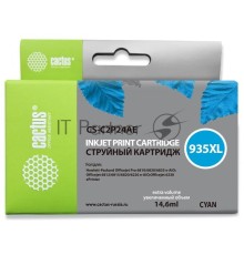 Картридж струйный Cactus CS-C2P24AE №935XL голубой (15мл) для HP DJ Pro 6230/6830