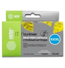 Картридж струйный Cactus CS-C2P26AE №935XL жёлтый (15 мл) для HP DJ Pro 6230/6830