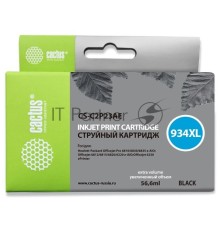 Картридж струйный Cactus CS-C2P23AE №934XL чёрный (30 мл) для HP DJ Pro 6230/6830