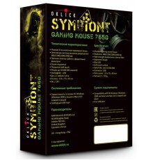 Мышь проводная Oklick 765G черный, 2400 dpi, USB, кнопки - 6