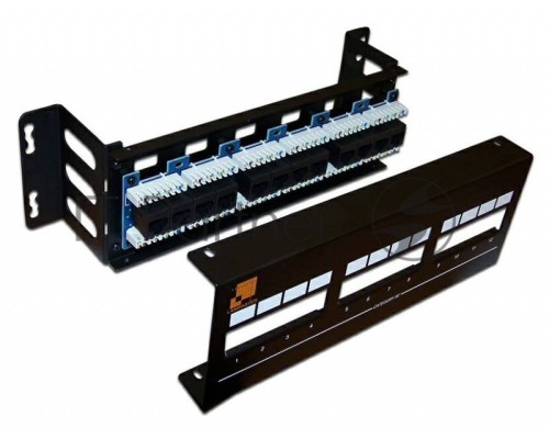 Патч-панель Lanmaster LAN-PPF12U5E/W 19