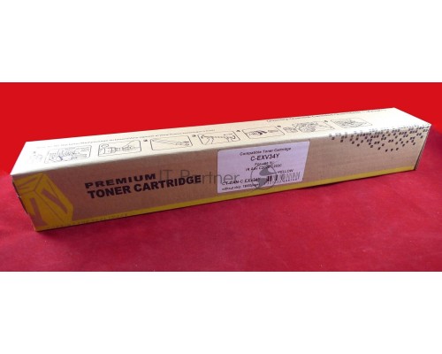 Картридж лазерный Canon iR Adv C2020/C2030 C-EXV34/GPR-36/NPG-52 yellow (туба 260г)  JPN