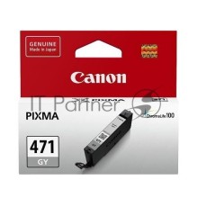 Картридж Canon CLI-471GY (0404C001), серый, 7 мл, до 120 цв.фото 10х15, для PIXMA MG5740/MG6840/MG7740/ TS5040/TS6040/TS8040/TS9040 (CLI471GY)