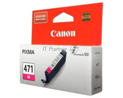 Картридж Canon CLI-471M (0402C001) пурпурный (7 мл, до 297 стр. A4) для Canon PIXMA MG5740/MG6840/MG7740/ TS5040/TS6040/TS8040/TS9040