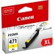 Картридж Canon CLI-471Y XL (CLI-471XLY / CLI-471XL Y) (0349C001) желтый повышенной емкости (11 мл, до 680 стр.) CANON для Pixma iP7240/ MG5440/MG5740/MG6340/MG6840/MG7740/ TS5040/TS6040/TS8040/TS9040