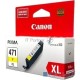 Картридж Canon CLI-471Y XL (CLI-471XLY / CLI-471XL Y) (0349C001) желтый повышенной емкости (11 мл, до 680 стр.) CANON для Pixma iP7240/ MG5440/MG5740/MG6340/MG6840/MG7740/ TS5040/TS6040/TS8040/TS9040