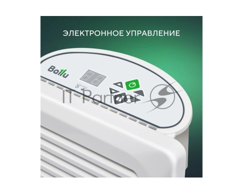 Конвектор Ballu Enzo BEC/EZER-2000 белый, 2000 Вт, 25 м2, термостат, дисплей