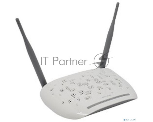 Сетевое оборудование TP-Link SOHO TD-W8961N(RU) 300 Мбит/с, 2T2R, ADSL2/ADSL+, Annex A, 4 порта 100 Мбит/с