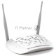 Сетевое оборудование TP-Link SOHO TD-W8961N(RU) 300 Мбит/с, 2T2R, ADSL2/ADSL+, Annex A, 4 порта 100 Мбит/с
