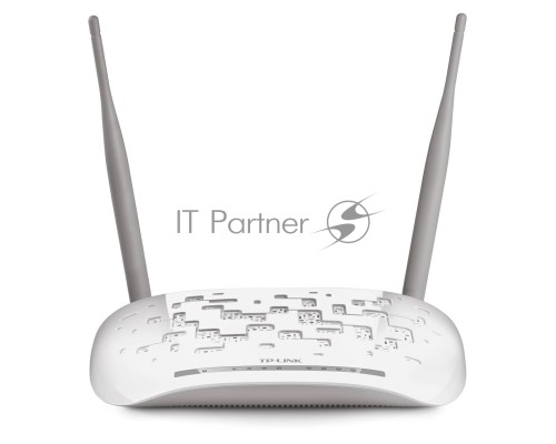 Сетевое оборудование TP-Link SOHO TD-W8961N(RU) 300 Мбит/с, 2T2R, ADSL2/ADSL+, Annex A, 4 порта 100 Мбит/с