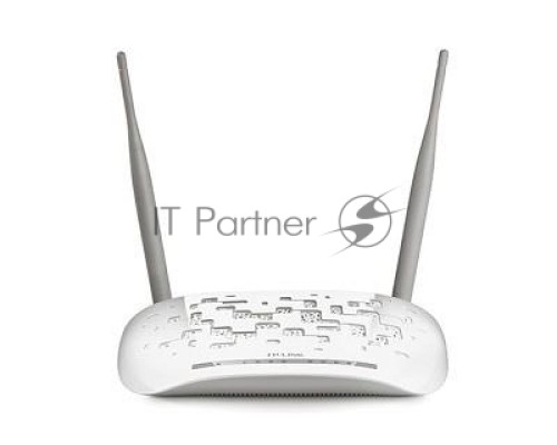 Сетевое оборудование TP-Link SOHO TD-W8961N(RU) 300 Мбит/с, 2T2R, ADSL2/ADSL+, Annex A, 4 порта 100 Мбит/с
