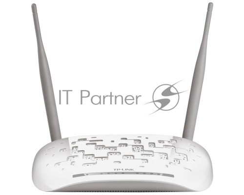 Сетевое оборудование TP-Link SOHO TD-W8961N(RU) 300 Мбит/с, 2T2R, ADSL2/ADSL+, Annex A, 4 порта 100 Мбит/с