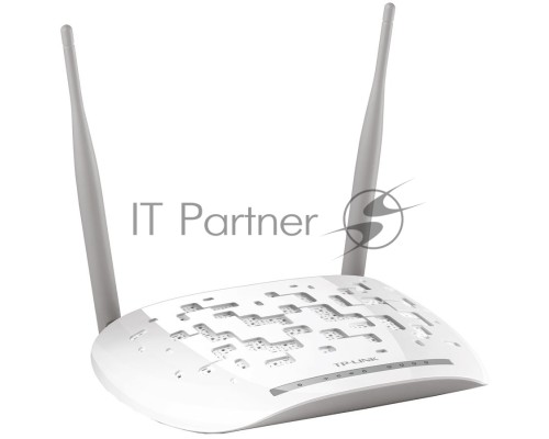 Сетевое оборудование TP-Link SOHO TD-W8961N(RU) 300 Мбит/с, 2T2R, ADSL2/ADSL+, Annex A, 4 порта 100 Мбит/с