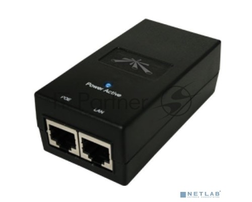 Сетевое оборудование UBIQUITI POE-24-12W(EU) блок питания с PoE, 220 VAC -> 12VDC, 0,5A - для абонентов