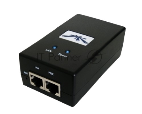 Сетевое оборудование UBIQUITI POE-24-12W(EU) блок питания с PoE, 220 VAC -> 12VDC, 0,5A - для абонентов